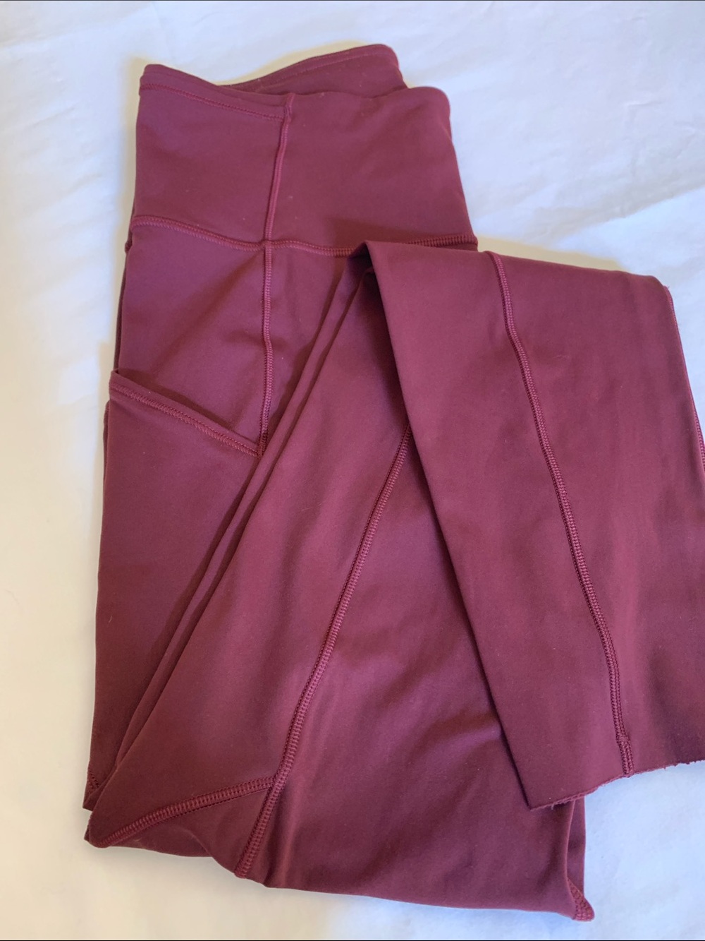 lululemon athletica Wine-Colored High-Rise Leggings